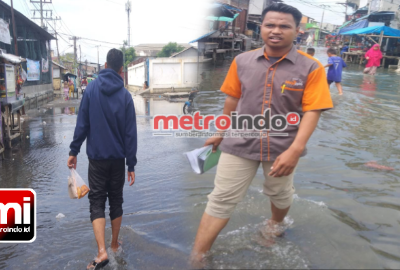 Masyarakat Bagan Deli Frustasi Hampir Tiap Hari Terendam Air Asin, Muhammad Ridho: "Lama Kami Tak Disentuh"