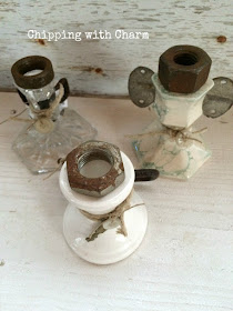 Chipping with Charm: Candle Holder Angels...www.chippingwithcharm.blogspot.com