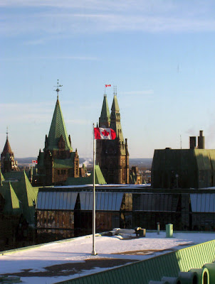 The Peace Tower and West Block