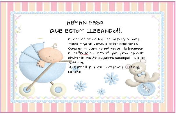 juegos en baby shower Invitaciones De Baby Shower Para Imprimir | 605 x 391