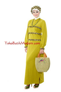 Model Gamis Batik
 Muslimah Cantik Modern