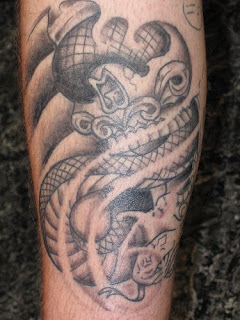 Japanese Snake Tattoo