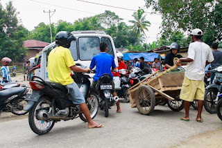 Transportasi Umum di Pasar Rabu Boawae