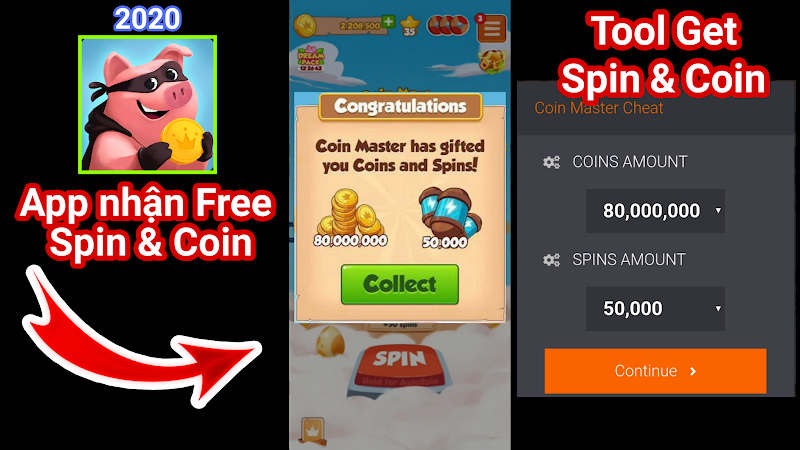 Tool Get Free Spin & Gold Coin Master Mới nhất cho Android