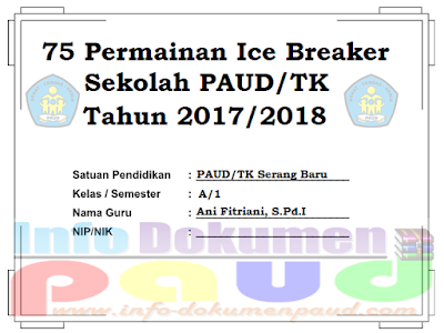 75 Permainan Ice Breaker Sekolah PAUD/TK