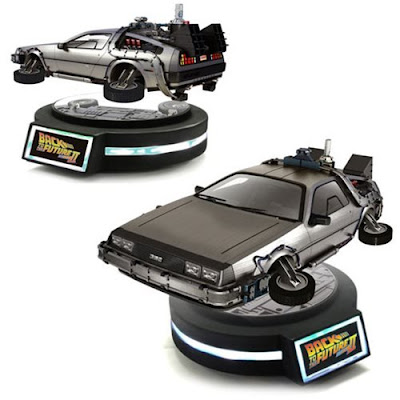 Magnetic Floating DeLorean Time Machine "Back To The Future Part 2" Action Figure