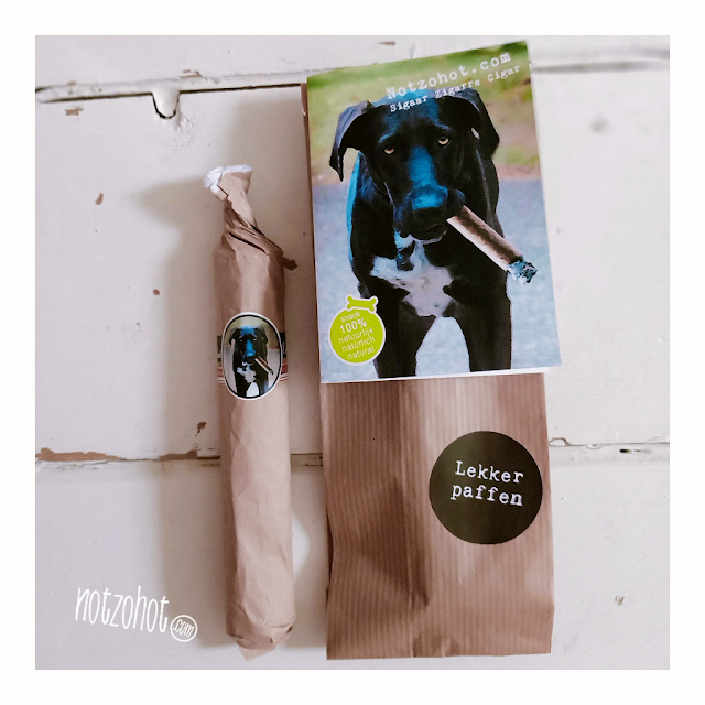 Ballen er af? Beterschap Hond! Grappig honden cadeau De Sigaar 100% natuurlijke honden snack