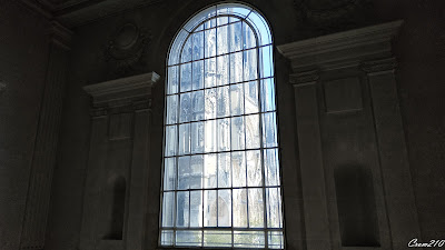 Vue de la cathdrale par le Palais de Justice Reims