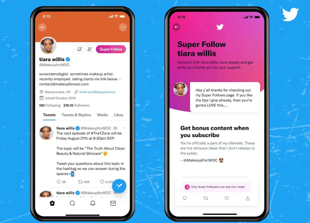 ميزة الاشتراك المدفوع في تويتر Super Follows متاحة الآن لمستخدمي أندرويد