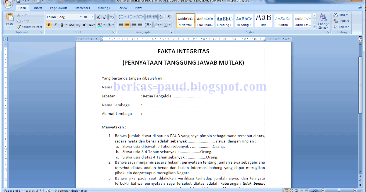 Berkas-Paud Tentang Administrasi PAUD, Nyanyian dan Lagu 