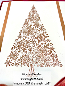 Snow is Glistening Christmas Card #6 Nigezza Creates