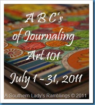 art journaling 101 button