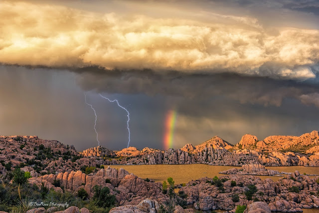 Rainbow and Lightning