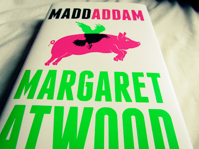 review, MaddAddam, Margaret Atwood, book, flying pig, hardback 