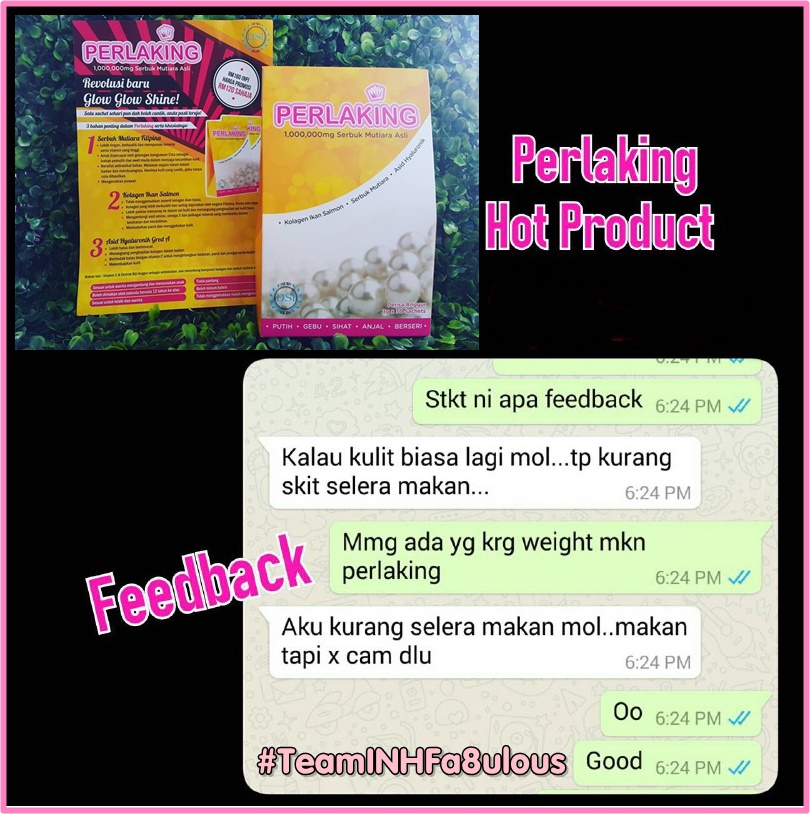 PERLAKING 1,000,000mg Serbuk Mutiara Asli - Combo Pack Of 