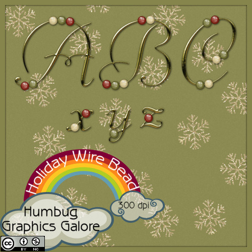 http://humbuggraphicsgalore.blogspot.com/2009/12/holiday-train-wire-bead-alpha.html