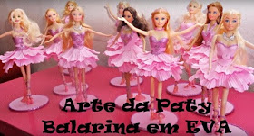 EVA PAP - Passo a Passo Lembrancinha Boneca Bailarina em EVA Para Festas - Vídeo