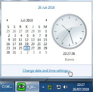 Membuka Pengaturan Jam Windows yang Terkunci