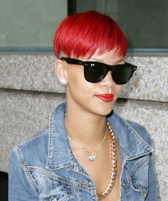 Rihanna is famous for her hairstyles and hair colors.