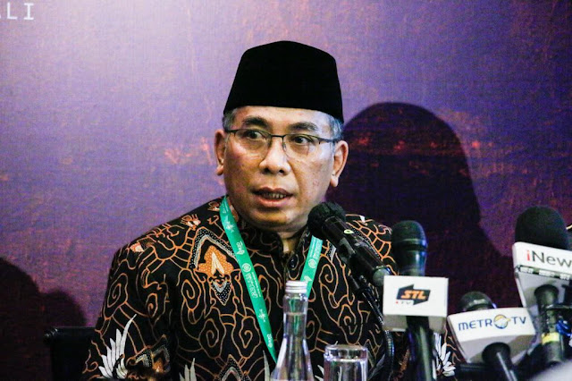 Foto Ketua Umum Pengurus Besar Nahdlatul Ulama (PBNU) Yahya Cholil Staquf (Gus Yahya) - Agenda R20, Selasa, (01/11/2022)