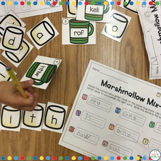 sight word activities for winter