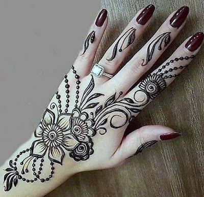 Mehndi designs in easy for wedding and other ceremonies in an easy way.