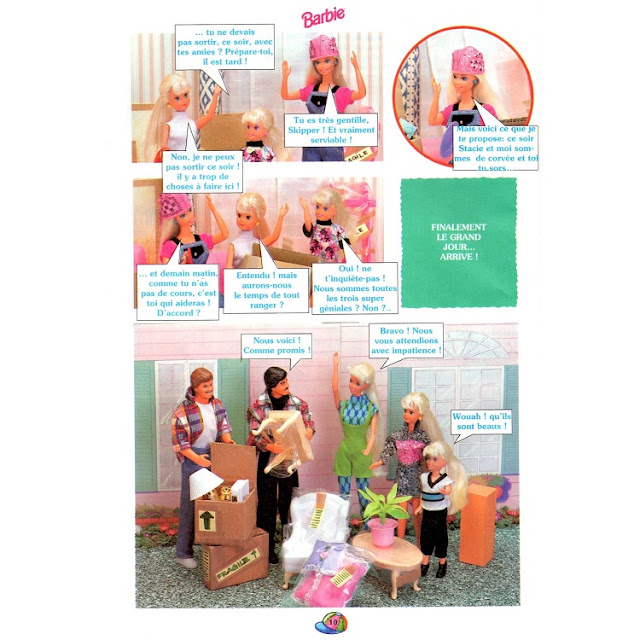 Barbie change de décor, page quatre.