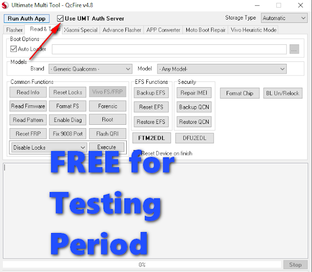 UMT Pro QcFire 4.8 Add Xiaomi EDL Auth Using UMT Server [ Free Download ]