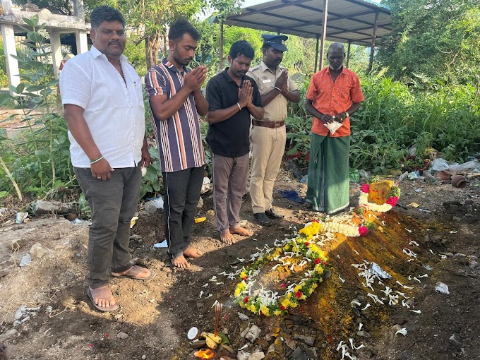 ரயிலில் உயிரிழந்த ராஜஸ்தானை சேர்ந்த முதியவரின் உடலை நல்லடக்கம் செய்த மை தருமபுரி அமைப்பினர்.