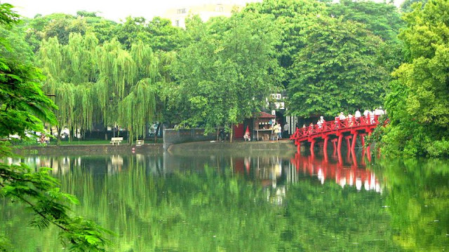 The Huc Bridge - Hanoi - Vietnam