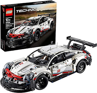 LEGO Technic Porsche 911 RSR 42096 Race Car Building Set STEM Toy for Boys and Girls Ages 10+ features Porsche Model Car with Toy Engine (1,580 Pieces)