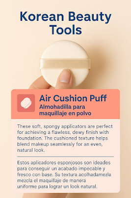 Air cushion puffs K-beauty tool
