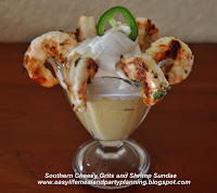 Southern Cheesy Grits and Shrimp Sundae - Easy Life Meal & Party Planning