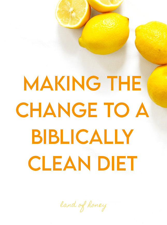 Practical how-tos and advice for eating a Biblicaly clean diet | Land of Honey