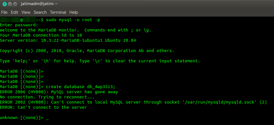 Cara Memperbaiki Galat MariaDB "Can't Connect to Local MySQL Server Through Socket"