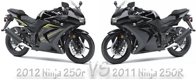 2012 Ninja 250R VS 2011 Ninja 250R