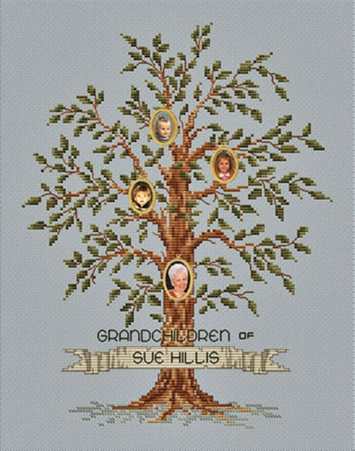haftowane drzewko genealogiczne