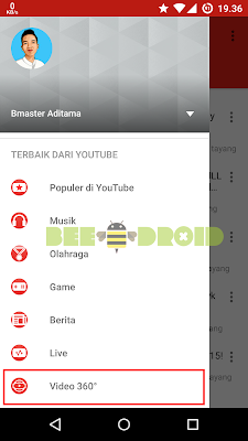 Cara Nonton Video Youtube 360 Derajat di Android