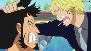 ワンピースアニメ パンクハザード編 585話 錦えもん サンジ | ONE PIECE Episode 585