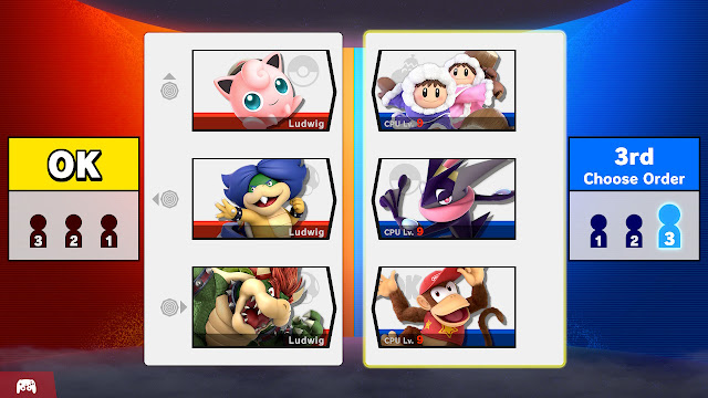 Super Smash Bros. Ultimate Squad Strike Tag Team Jigglypuff Bowser Ludwig