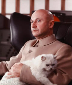 Donald Pleasence as Blofeld in You Only Live Twice, 1967
