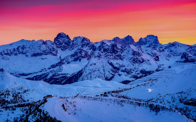 Snow Mountain in Plan De Gralba, Autonomous Province of Bolzano – South Tyrol, Italy