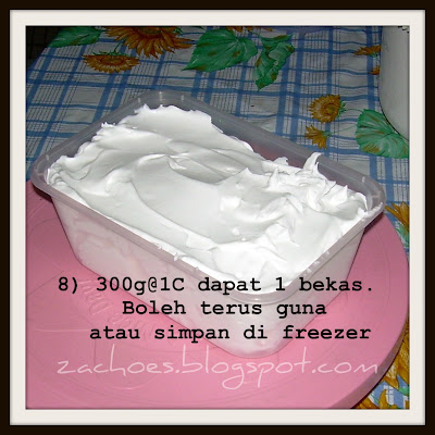 Resepi Fresh Cream Untuk Topping Kek