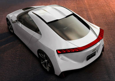 The Toyota FT-HS Hybrid Sports Concept