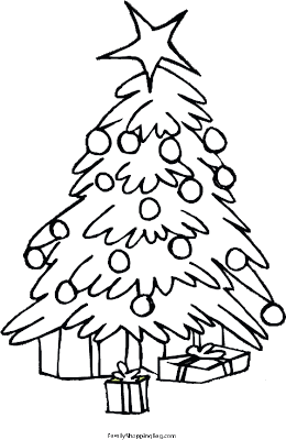 Christmas Tree Coloring Pages | Free World Pics