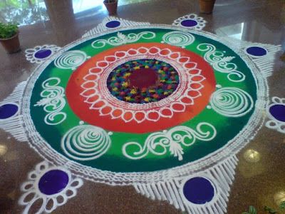 Beautiful Rangoli Designs Flower Patterns Festival Rangoli