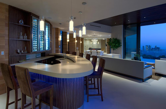 Private bar by the living room