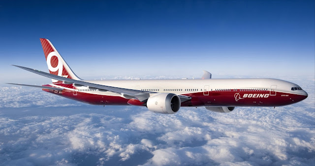 boeing 777x rendering image