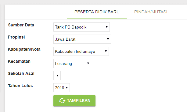 Persiapan pemutakhiran dapodik versi 2021.a tahun ajaran 2020/2021 diantaranya Input data siswa baru dan siswa naik kelas.