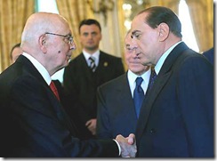 Berlusconi- Napolitano